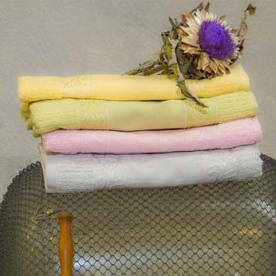 Daylight Set Asciugamani con Tela Aida 1+1 Spugna Alessandra D90 - Passarelli Biancheria