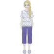Amica Pigiama Cotone Leggero da Donna Maniche Corte Capri 21A540 S34 - Passarelli Biancheria