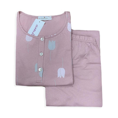 Amica Pigiama Cotone Leggero da Donna Mezze Maniche 21A549 S37 - Passarelli Biancheria