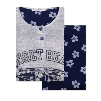 Amica Pigiama da Donna in Cotone Leggero 91A701 S34 - Passarelli Biancheria