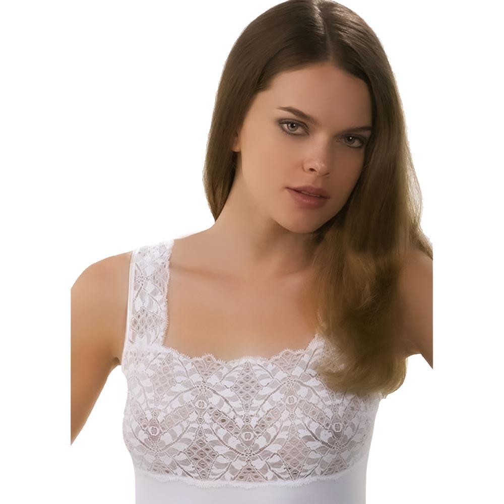 Antonella Canottiera Spalla Larga Invernale Lana-Cotone da Donna 62089 S16 - Passarelli Biancheria