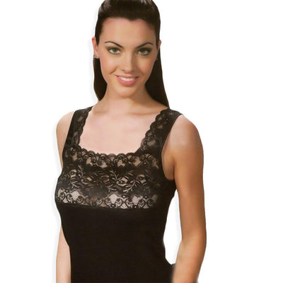 Antonella Canottiera Spalla Larga Invernale Lana-Cotone da Donna 62089 S16 - Passarelli Biancheria