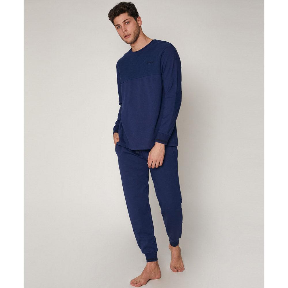 Antonio Miro Pigiama Invernale da Uomo in Caldo Cotone 55234 D33