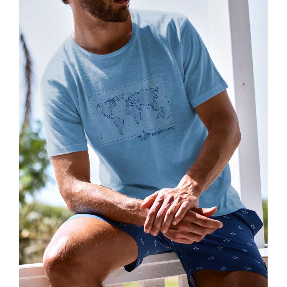 Antonio Miro T-Shirt da Uomo fantasia 19616 S14 – Passarelli