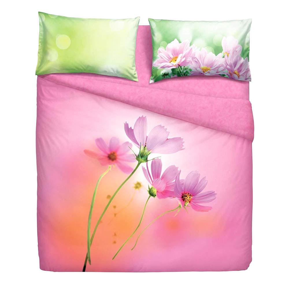 Copripiumino BASSETTI Letto Singolo - Cotone Reversibile, Tinta Unita, Con Federa - Foto 5