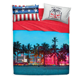 Bassetti Completo Lenzuola Copriletto per Letto Singolo Welcome Summer D70 - Passarelli Biancheria