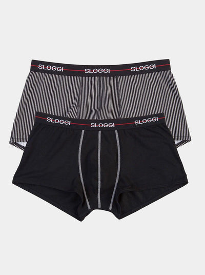 Sloggi Uomo 2 Boxer Match Hipster S20 - Passarelli Biancheria