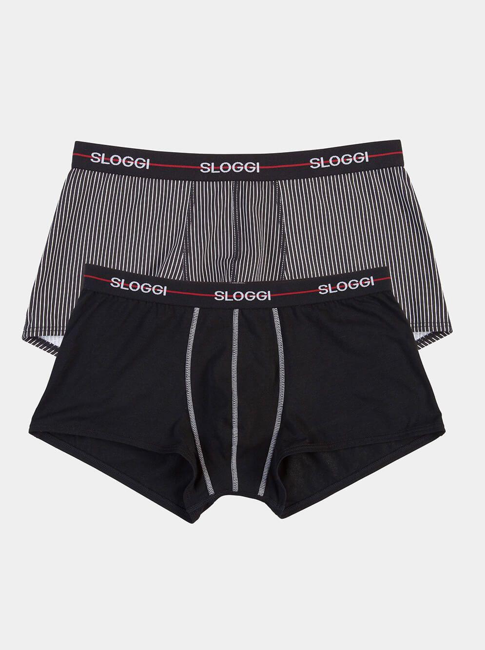 Sloggi Uomo 2 Boxer Match Hipster S20 - Passarelli Biancheria