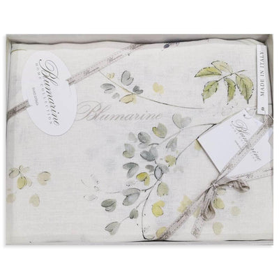 Blumarine Tovaglia in Lino Stampata 12 Posti Petite Colibrì 61328 S150 - Passarelli Biancheria