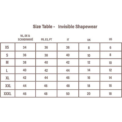 Bye Bra Light Control Invisible Short S20 - Passarelli Biancheria