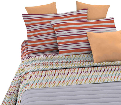 Athena Completo Letto Matrimoniale Made in Italy Malindi B42 - Passarelli Biancheria