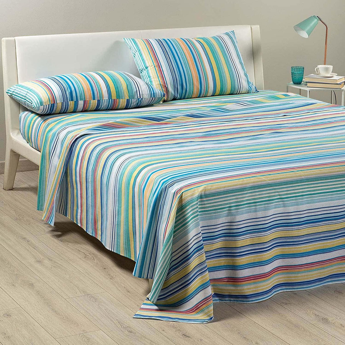 Caleffi Completo Lenzuola Superman-Dinamic Per Letto Singolo | 100% Cotone Morbido | Biancheria Da Letto Ufficiale Warner Bros. | Colore Blu