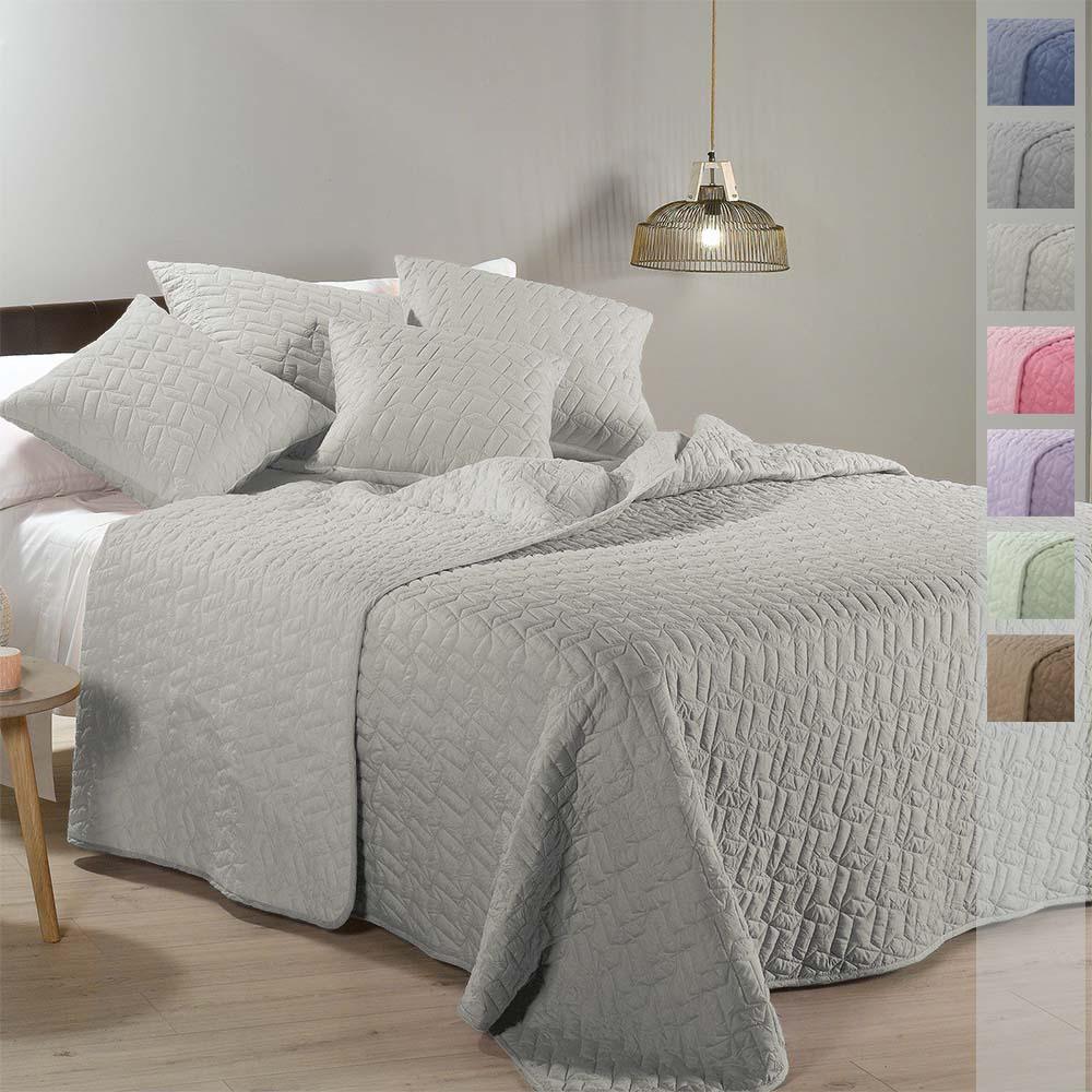 Caleffi Copriletto Trapuntato Double face Tinta Unita Pagoda - Main Image