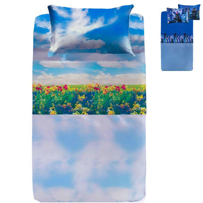 Caleffi Completo Lenzuola per Letto Singolo Fotografico D26 - Passarelli Biancheria