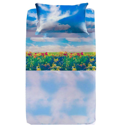 Caleffi Completo Lenzuola per Letto Singolo Fotografico D26 - Passarelli Biancheria