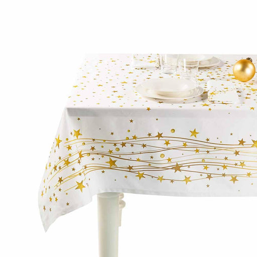 Caleffi Tovaglia Gold in Puro Cotone Stampa Digitale - Varie Dimensioni - Passarelli Biancheria