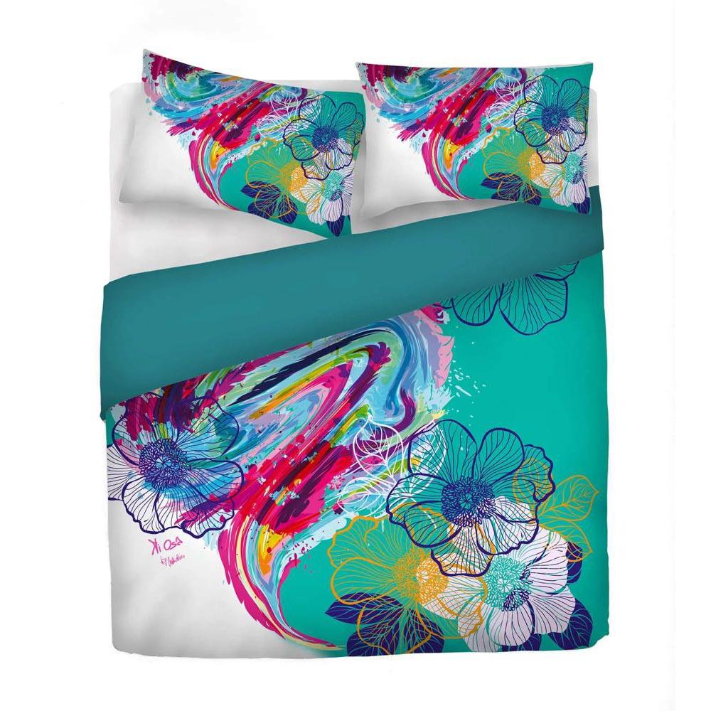 Kiosa Parure Copripiumino Matrimoniale in Cotone kio608 B66 - Passarelli Biancheria