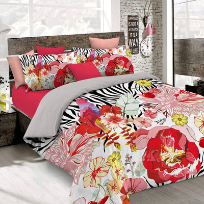 Kiosa Parure Copripiumino Matrimoniale in Cotone KioLm03 B66 - Passarelli Biancheria