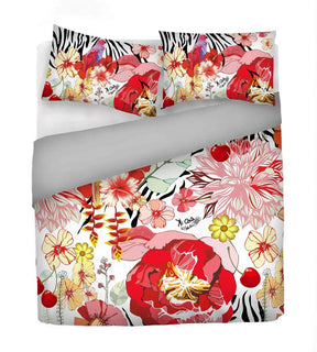 Kiosa Parure Copripiumino Matrimoniale in Cotone KioLm03 B66 - Passarelli Biancheria