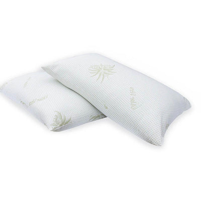 Coppia Cuscini Guanciale Trapuntato in Aloe Vera B28 - Passarelli Biancheria