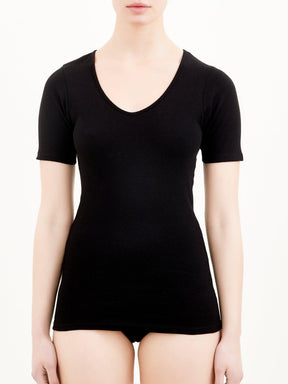 Ragno Maglia Invernale Manica Corta in Caldo Cotone da Donna 077017 S15 - Passarelli Biancheria