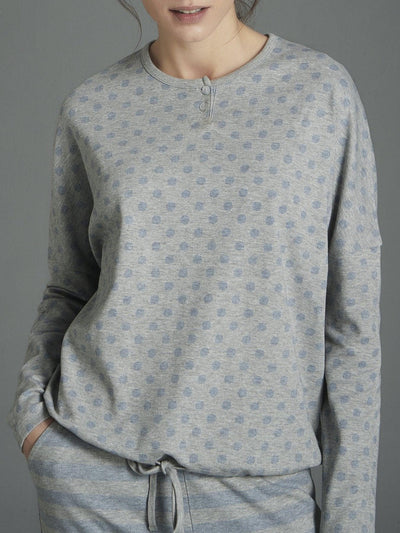 Ragno Pigiama da Donna in Caldo Cotone e Viscosa DA38N1 S50 - Passarelli Biancheria