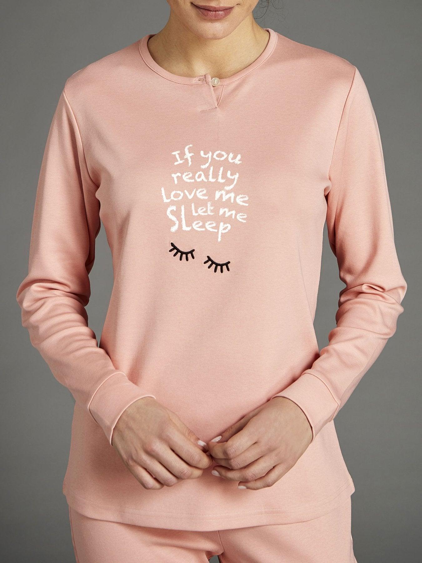 Ragno Pigiama Invernale in Caldo Cotone da Donna DA40N1 S50 - Passarelli Biancheria