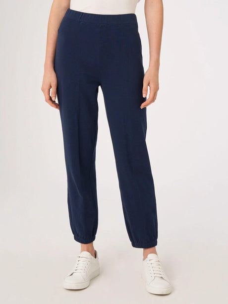 Ragno Pantalone da Donna in piquet di cotone elasticizzato DC61PB S28 - Passarelli Biancheria