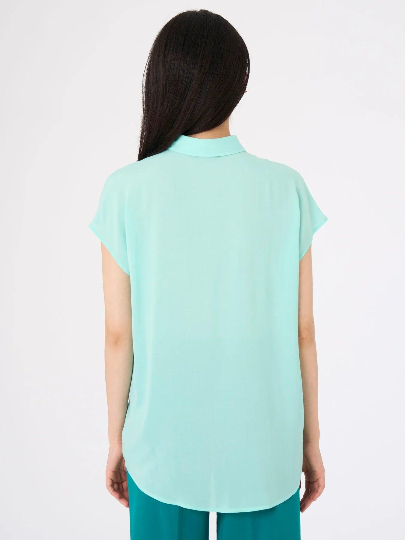 Ragno Camicia da Donna in mussola di EcoSeta DC71SX S42 - Passarelli Biancheria