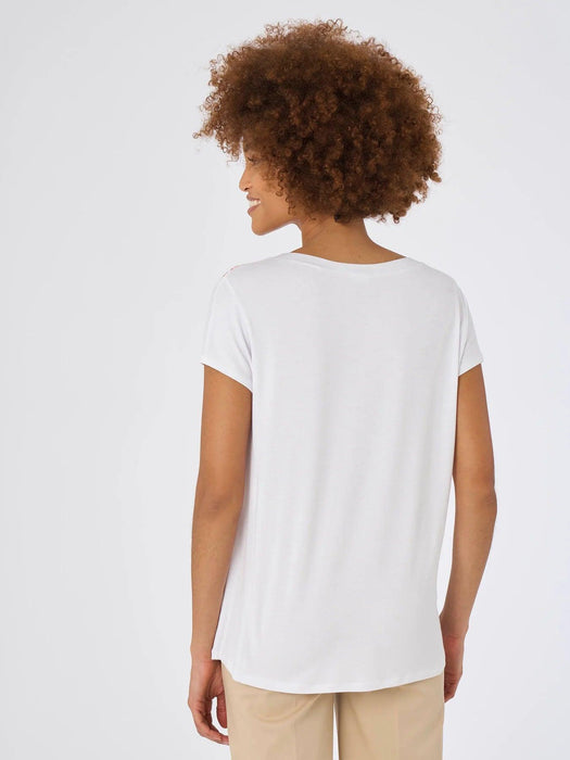 Ragno Printed Women's Summer T-Shirt in Viscose Summer DH86TX S27