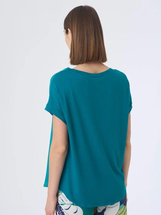 Ragno Women's Summer T-Shirt in Viscose Short Sleeves DI25TX S34