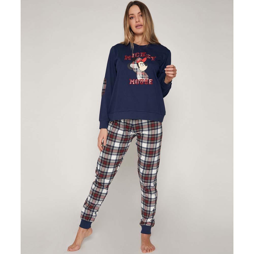 Minnie Pigiama Invernale in Caldo Cotone da Donna 55087 D33 - Passarelli Biancheria