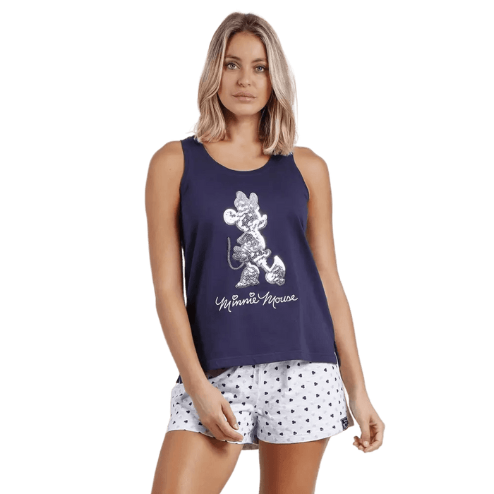 Disney Women's Pajamas Fabulous Minnie Sleeveless Short 60537 S28
