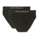 Emporio Armani Confezione 2 Slip Uomo in Cotone 111321 CC722 S27 - Passarelli Biancheria