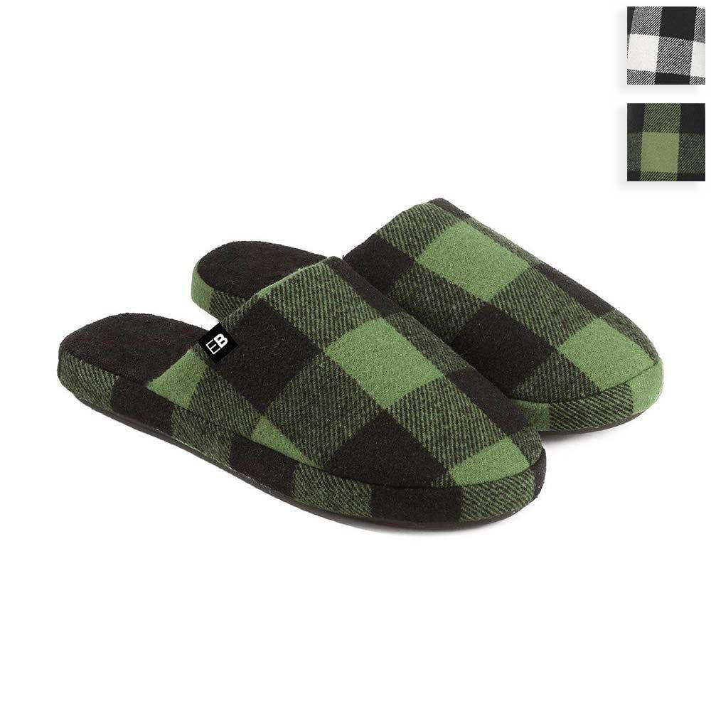 Emanuela Biffoli Pantofole da Uomo Tartan D12 - Passarelli Biancheria