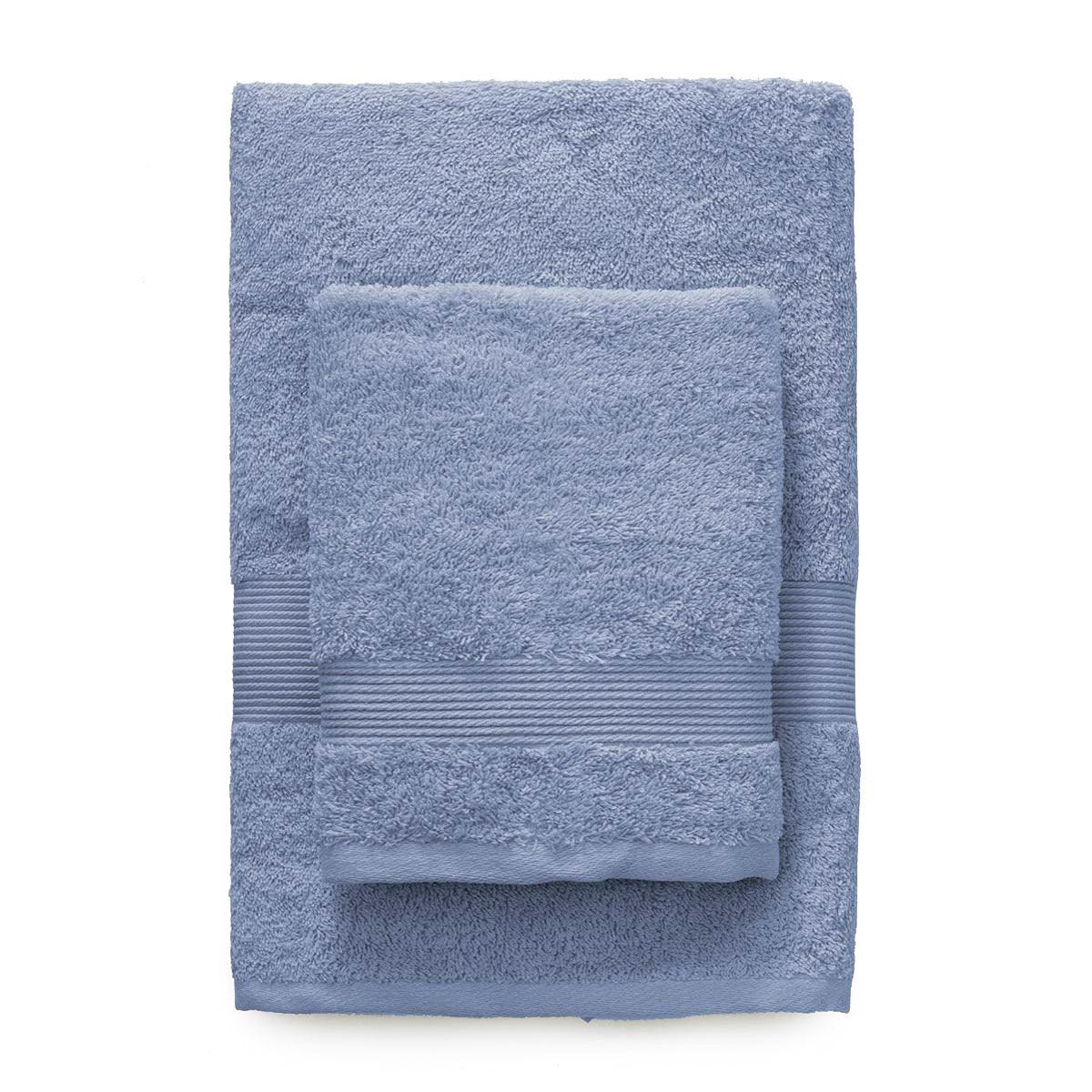 Zucchi Set Asciugamani 1+1 Solotuo di Cotone 560 gr/mq D18 - Passarelli Biancheria