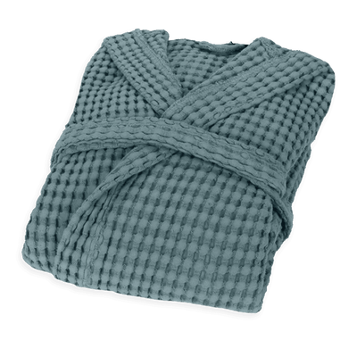 Fazzini Accappatoio con Cappuccio nido d'ape 100% Cotone Nettare S63 - Passarelli Biancheria