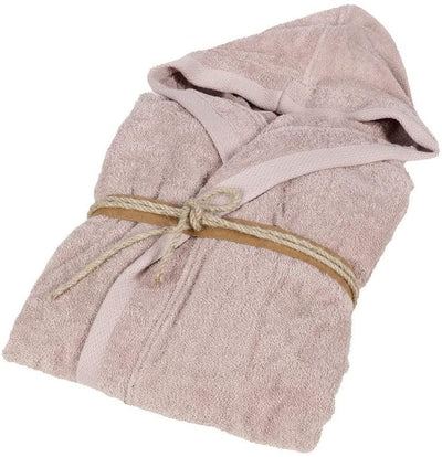 Fazzini Accappatoio Unisex con Cappuccio in Spugna di Puro Cotone Losanghe S58 - Passarelli Biancheria