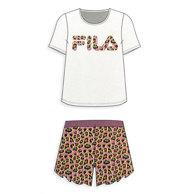Fila Pigiama Estivo Corto Maniche Corte da Donna FPS4083 S37 - Passarelli Biancheria
