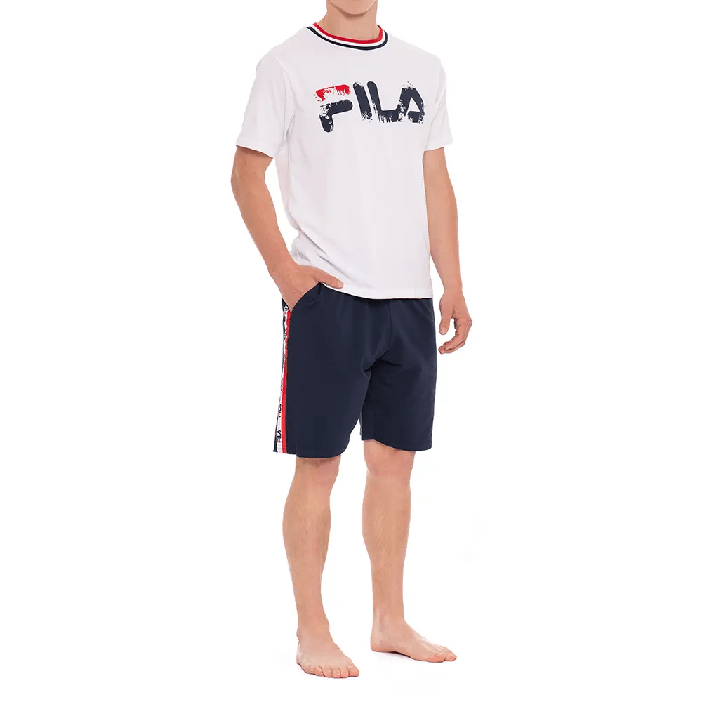 Fila Pigiama Estivo Corto da Uomo FPS1096 S55 - Passarelli Biancheria