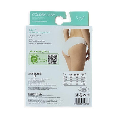 Golden Lady Slip Donna Cotone Organico O103IN S40 - Passarelli Biancheria