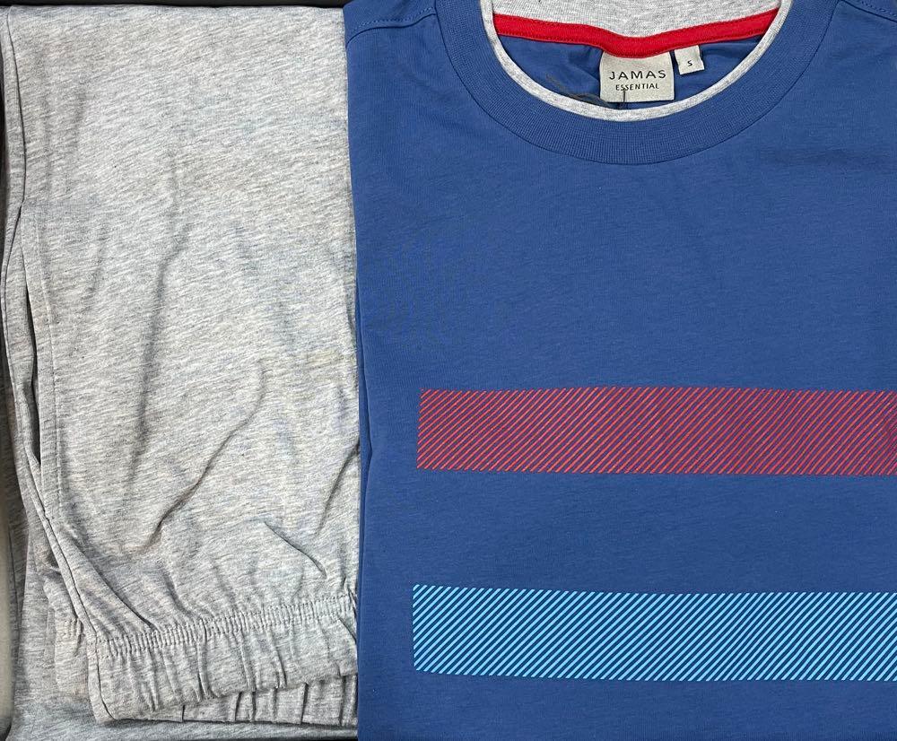 Jamas Pigiama Corto Estivo da Uomo EJ 2087 S41 - Passarelli Biancheria