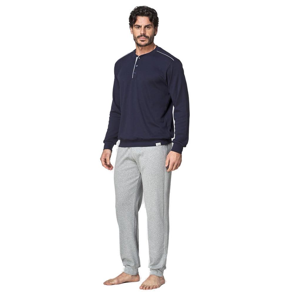 Jamas Pigiama da Uomo in Caldo Cotone 2092 S58 - Passarelli Biancheria