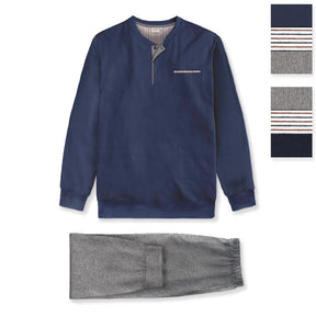 Jamas Pigiama da Uomo in Caldo Cotone IJ2070 S58 - Passarelli Biancheria