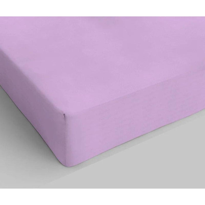 Fitted Sheet in Pure Cotton Solid Color - Various Sizes