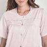 Lingery Camicia da Notte Clinica Maniche Corte in Cotone Jersey 9030 S31 - Passarelli Biancheria