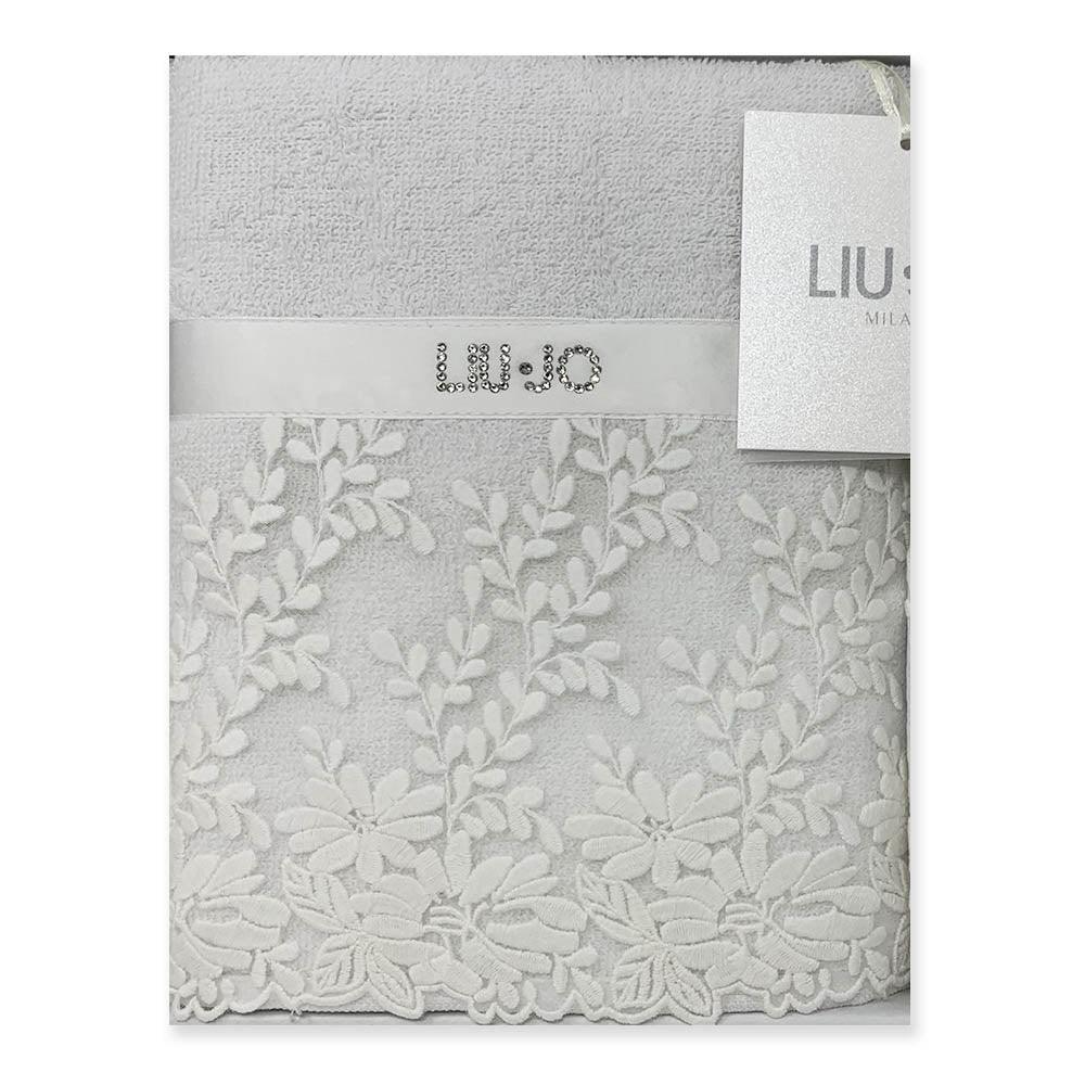 Liu Jo Terry Bath Shower Towel with Organza Lace LB639B S70