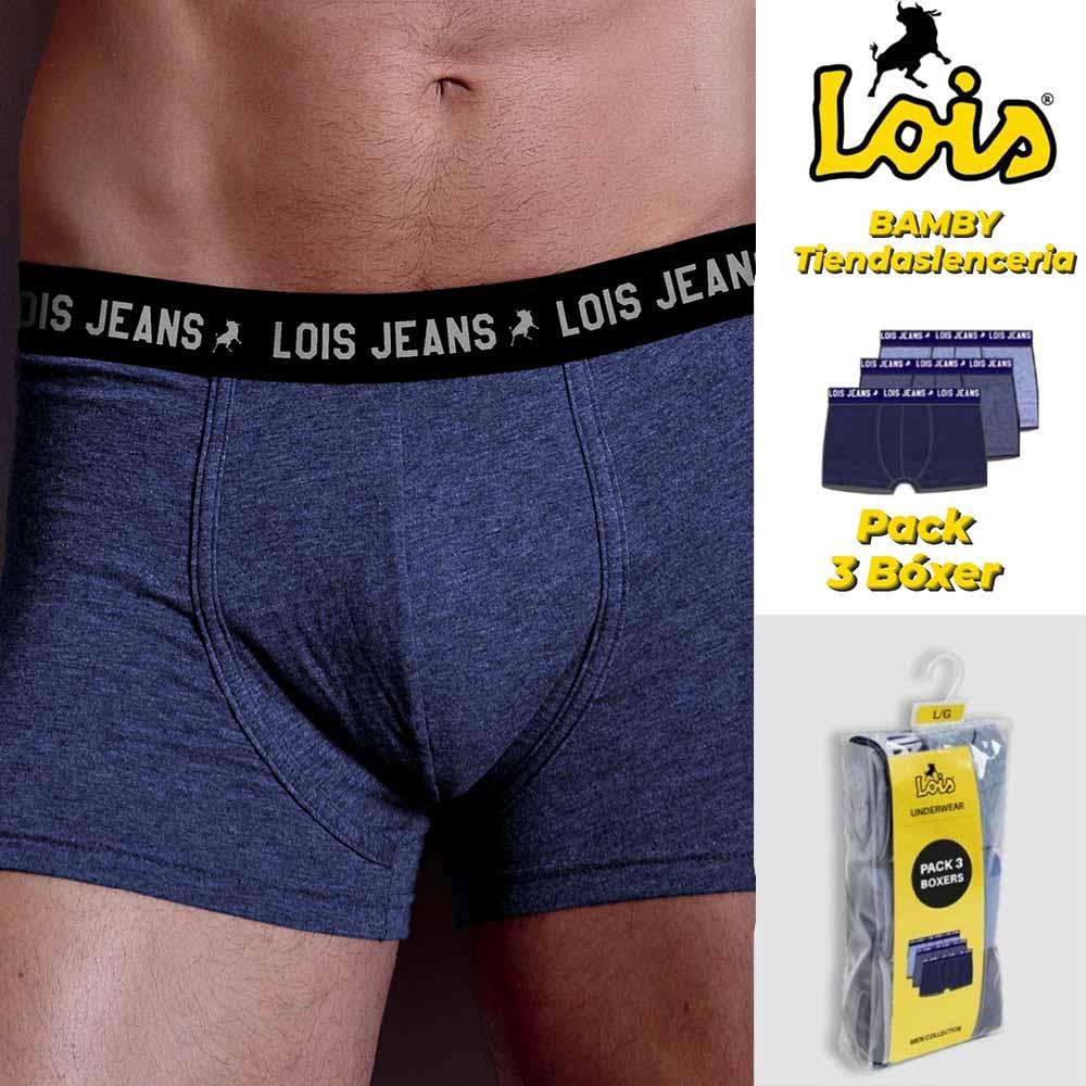 Lois Confezione 3 Boxer Offerta da Uomo 48227P D18 - Passarelli Biancheria