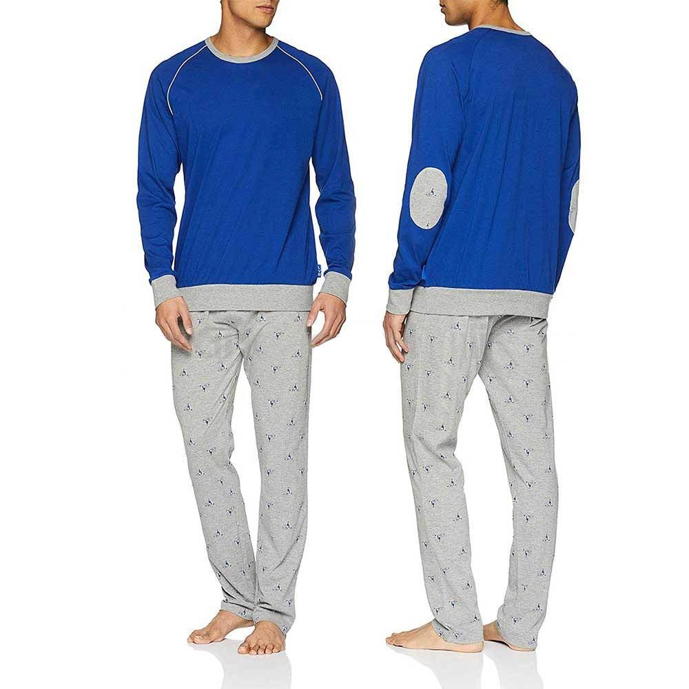 Lovable Pigiama Uomo Cotone Jersey Maniche Lunghe L07U3 S47 - Passarelli Biancheria