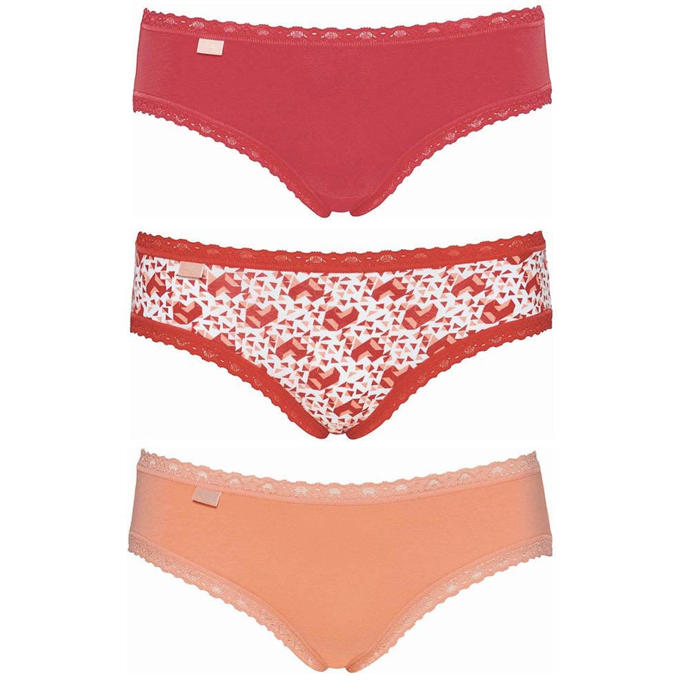 Sloggi Donna 24/7 Weekend Hipster C3P 3 Slip Hipster S10 - Varie Fantasie - Passarelli Biancheria